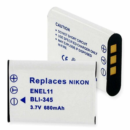 EMPIRE 3.7V Nikon EN-EL11 Li-ion 680 mAh Battery - 2.52 watt BLI-345